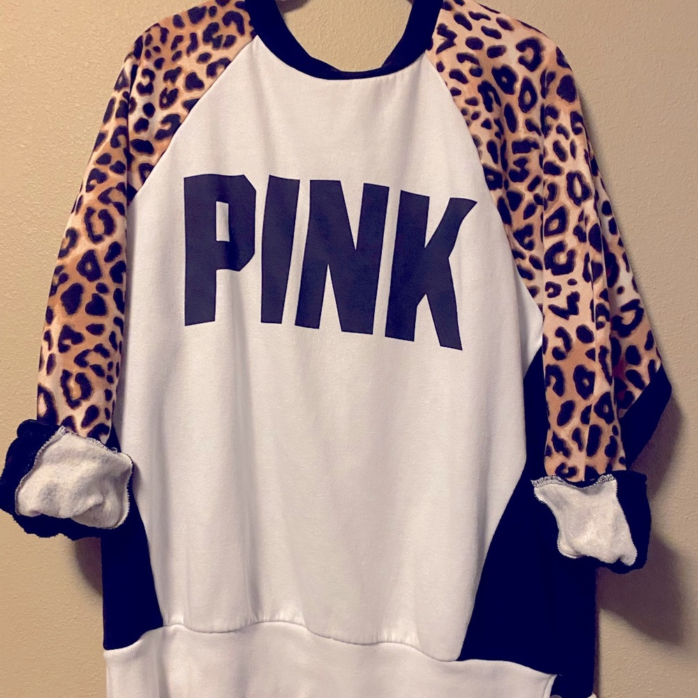 Pink sweater shirt